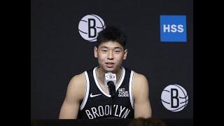 Yongxi 'Jacky' Cui Brooklyn Nets Media Day Interview