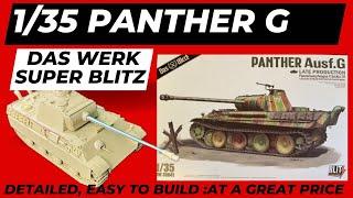 Das Werk  1/35 Super Blitz Panther G, Easy to build at a great price  ( Takom )