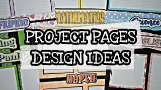 PROJECT PAGES DESIGN IDEAS | Pauline's Diary
