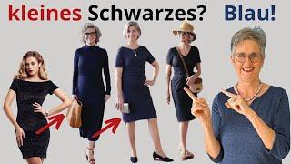 Alleskönner und Kombinationswunder: blaues Kleid