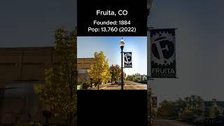 Random US Towns: Fruita, CO #shorts