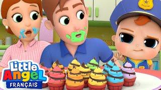 Qui a mangé un cupcake? Johny Johny - Comptines pour Bébé | Little Angel Français