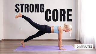 How to build a strong core in 10 minutes | Quick abs and oblique workout