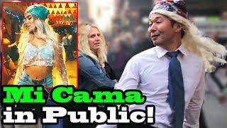 MI CAMA - Karol G - SINGING IN PUBLIC!!