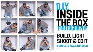 DIY In the Box Photography. Full Build, Lighting, Shooting, and Editing Walkthrough.