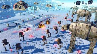 10,000 Stormtroopers Invade Hoth SUPER-FORTRESS! (Full Cinematic) - Men of War: Star Wars Mod