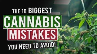 Avoid these 10 MISTAKES When Growing Cannabis!