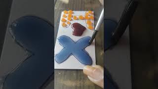 X ️I #art #colouringvidd #drawing #satisfying #colourasamdart #artandcraft #love #coloursandart