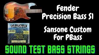 Sansone Bass Strings 48/108 Custom For Pbass (shape of my heart- sting)