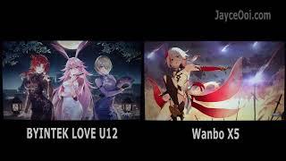 BYINTEK LOVE U12 vs HY320, Wanbo New T2 Max, Wanbo X5,  Formovie S5 & Formovie Xming V1 Ultra