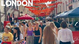 London City Tour 2024 | 4K HDR Virtual Walking Tour around the City | London Summer Walk 2024