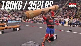 Brutal Log Lift Ladder Can't Be Finished! | Britain's Strongest Man 2018