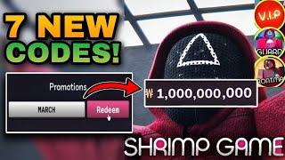 *NEW* WORKING CODES FOR SHRIMP GAME 2025 - ROBLOX SHRIMP GAME CODES