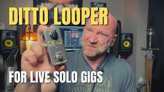 TC Electronics DITTO LOOPER - How I Use it for Live Solo Gigs