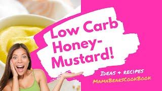 How To Make Keto Honey Mustard Dressing - 3 INGREDIENTS - Low Carb Recipe