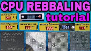 CPU Reballing tutorial | #CPUReballing