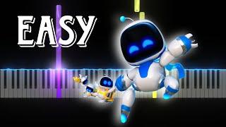 Astro Bot OST - Crash Site (Easy Piano Tutorial)