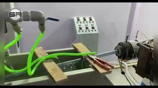 pvc braided hose pipe Machine by shiv Raj engineering works