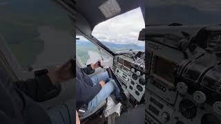 Breathtaking Views From the Sea Plane Cockpit in Alaska #AlaskaScenery #FlightExperience #SeaPlan...