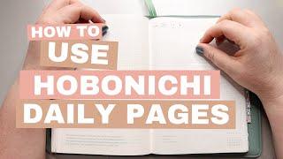 How to Use Hobonichi Cousin Daily Pages: 24 Unique Spreads for Your Daily Pages