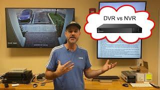 Security Camera DVR vs NVR Recorder