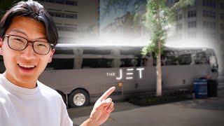 4 Hours on "The JET" First Class Luxury Bus - New York to DC