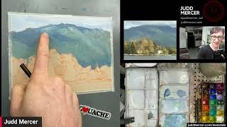 Painting Landscapes in Gouache with Judd Mercer