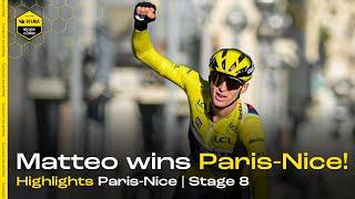 Jorgenson Wins Paris-Nice for Second Year in a Row! - HIGHLIGHTS Paris-Nice Stage 8