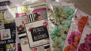 Petals + Blooms; Spectrum Noir & More Craft Haul