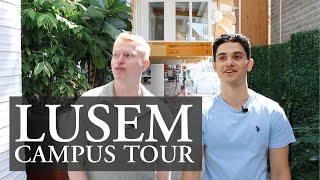 LUSEM campus tour with Adam and Viktor