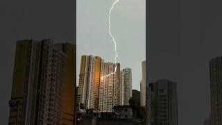 Thunder Strom in Hong kong #hongkong #weather #thunder #strom #rain #shorts #viral #trending