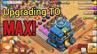 UPGRADING TO *MAX*(Barracks and Dark spell factory)#clashofclans