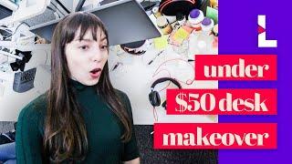 EXTREME Airbnb Desk Makeover! UNDER $50 | Life Of Luba