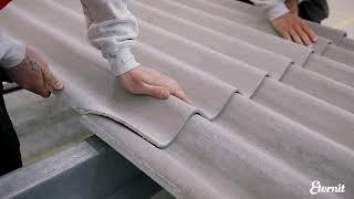 How to mitre Eternit profiled sheeting