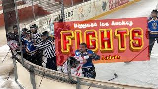 Greatest Fight ever in Ice Hockey | Leh Ladakh | 02 January 2025