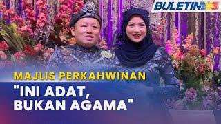 MAJLIS PERKAHWINAN | Pasangan Pengantin Cina Resepsi Adat Melayu