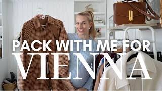 PACK WITH ME FOR 72 HOURS IN VIENNA  | Winter Capsule Wardrobe & Elegant Travel Outfits