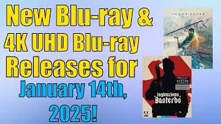 New Blu-ray & 4K UHD Blu-ray Releases for January 14th, 2025!