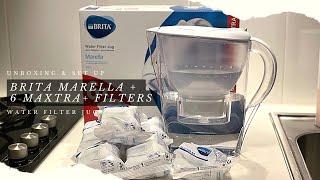 BRITA Marella 2.4L + 6 Maxtra+ Filters Unboxing and Full Set-up