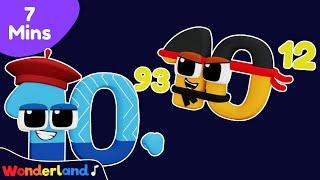 Wonderland Songs: Big Numbers Fun | Learn to Count Big Numbers | Kids Songs