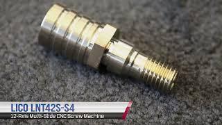 LICO LNT42S-S4 CNC Screw Machine Demo | PMTS 2023