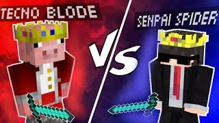 "Minecraft PvP LEGENDS! Techno Blade vs Sanpie Spider - EPIC Battle!"