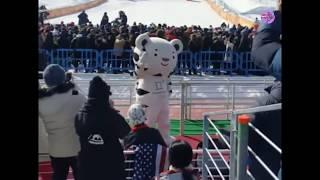 수호랑 댄스 수호랑 셔플 댄스  Crazy Suhorang Dance PyeongChang Winter Olympic 2018 평창 동계올림픽맛깔나게 춤추는 수호랑ㅋㅋ