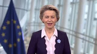 EK Pirmininkės Ursulos von der Leyen kalba minint Laisvės gynėjų dienos trisdešimtmetį