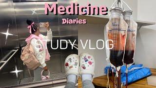 Medicine Diaries🩺| Realistic Study Vlog + OSCEs 