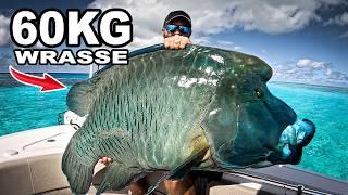 Our Greatest Fishing Video EVER !! Dog Tooth Tuna | 60kg Wrasse | 50kg Giant Trevally