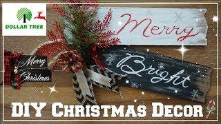 DOLLAR TREE DIY CHRISTMAS DECOR 2018 | FARMHOUSE HOLIDAY DECOR IDEAS | Momma From Scratch