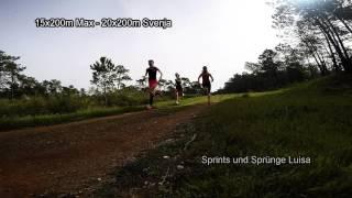 Trainingslager Portugal - Gemeinsame Tempoläufe 9.3.2016