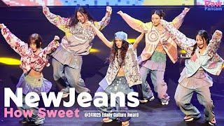 NewJeans How Sweet 4K 60p @241025 Edaily Culture Award 뉴진스