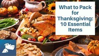 What to Pack for Thanksgiving: 10 Essential Items | Airfarewatchdog